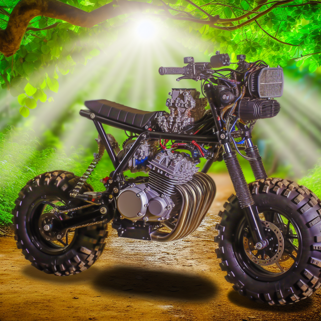 Amazon Diesel Mini Bike Build Begins with Rugged Style