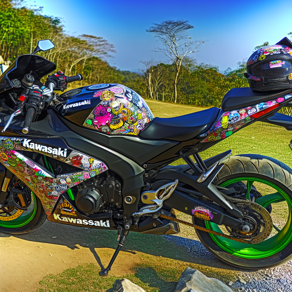 Enhance Your Motorcycle's Style with Kawasaki Stickers and Decals