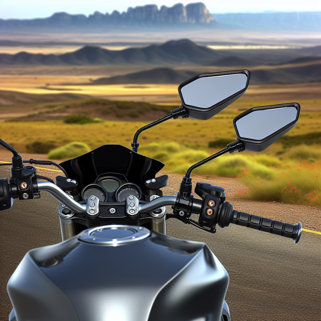 Enhance Motorcycle Safety with Premium Handlebar Mirrors