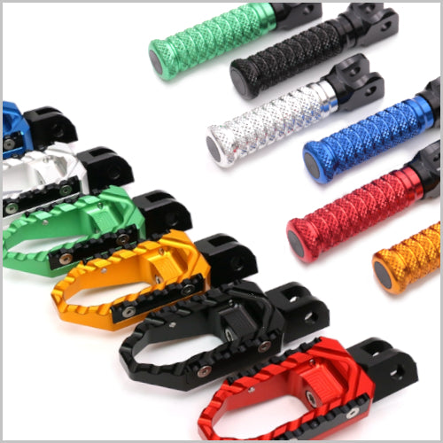 CNC Rider Front & Passenger Rear Foot Pegs