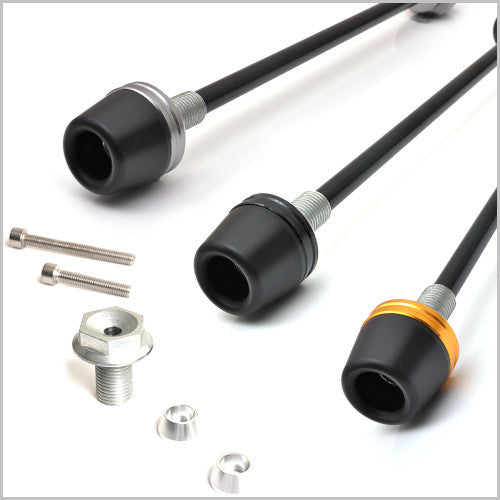 MC Motoparts Front Axle Sliders