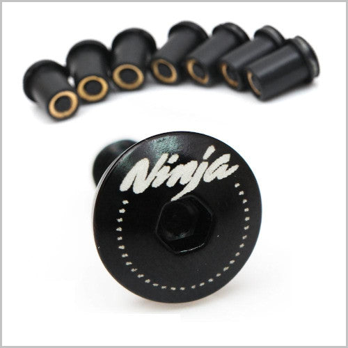 CNC windscreen bolt with bike model logo engraved