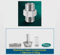 One Way Valve Direction BSP 1 inch Male to Male Stainless Steel Fittings Adaptor