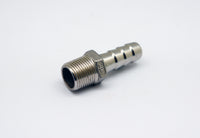 M10x1.0 Male to BARB OD 4mm / 0.16 inch Stainless Tail Adaptor Hose Connector