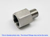 M10x1.5 Female to M12x1.5 Male Stainless Sensor Adaptor Fittings Conversion