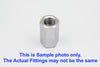 BSP G 1/4 inch FEMALE to BSPT Tapered R 1/8 inch FEMALE Stainless Sensor Adaptor Fitting