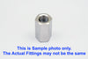 1/4 inch NPT Female to BSPT Tapered R 1/8 inch Female Stainless Sensor Adaptor Fittings