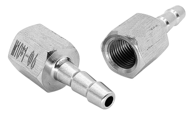 M14x1.5 FEMALE to BARB OD 7mm / 0.28 Stainless Tail Adaptor Hose Connector