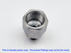 M8x1.0 Female to M12x1.0 Male Stainless Sensor Adaptor Fittings Conversion