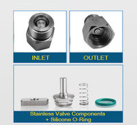 One Way Valve Direction BSP 3/8 inch Male to Female Stainless Steel Fittings Adaptor