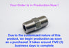 M18*1.5 MALE to BSPT Tapered R 3/8 inch MALE Stainless Sensor Adaptor Fittings