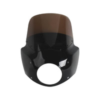 2017-2025 Harley Road King Special Classic Custom FLHR FLHRXS FLHRC FLHRS Headlight Fairing w/ Windshield Club Style Front Fairing - pazoma