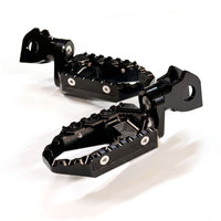{Delantero} Se adapta a las clavijas de pie ajustables Kawasaki ZR7S ZRX1200 TRC Touring de 25 mm