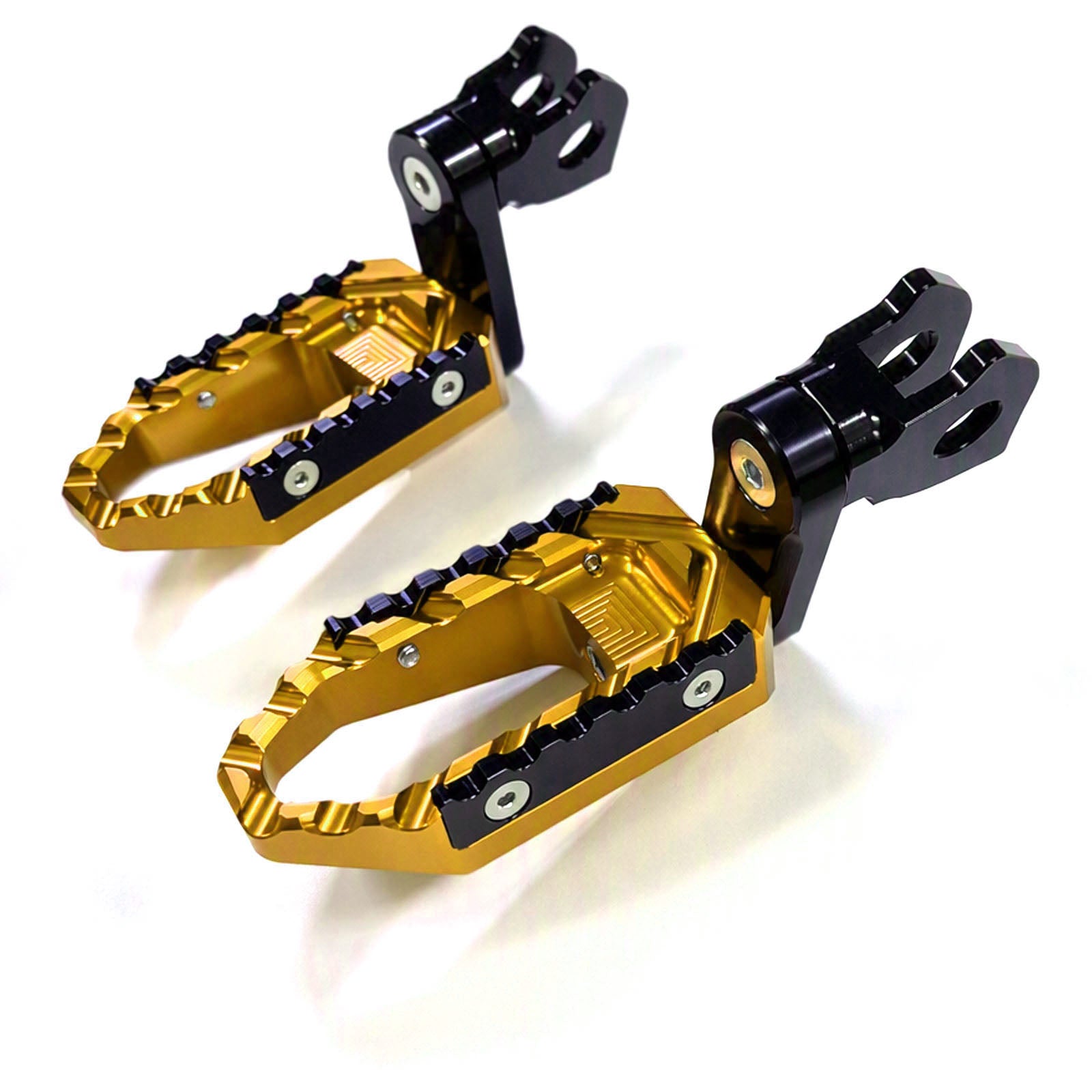 {Front}  Fits Kawasaki Vulcan 650 S Cafe EN650 TRC Touring 40mm Adjustable Foot Pegs