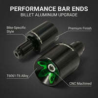 Compatible con extremos de barra CNC Aprilia Dorsoduro 1200 Mana 850 ATOM.