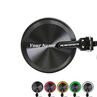 Fit Yamaha FZ1 FZ6 FZ8 MT-07 MT10 Reborn CNC Bar End Mirrors Custom Engraved