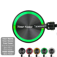 Fit Yamaha T-MAX YZF R125 XSR 700 900 Reborn CNC Bar End Mirrors Custom Engraved