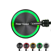 Fit Yamaha FZ1 FZ6 FZ8 MT-07 MT10 Reborn CNC Bar End Mirrors Custom Engraved