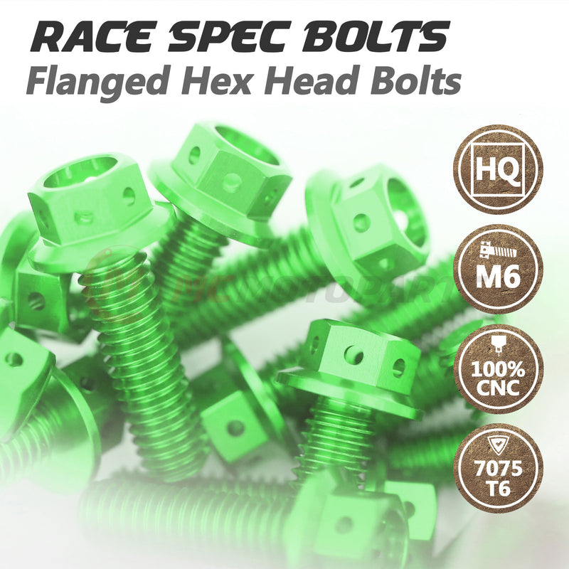 Fits Kawasaki ZX-6R 2024-2025 CNC Crankcase Cover Bolt Kit