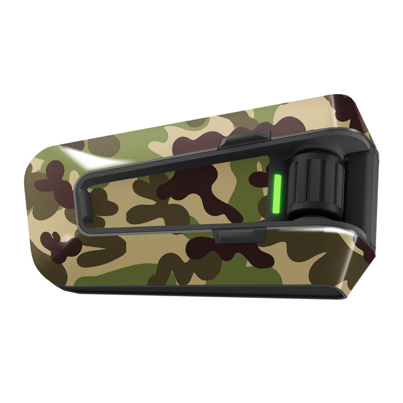 Skin for Cardo Packtalk Edge – Glossy or Matte Vinyl Decal Wrap – Tactical Camo Series (1pc) - MC Motoparts