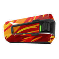 Skin for Cardo Packtalk Edge – Glossy or Matte Vinyl Decal Wrap – Flow & Kinetic Series (1pc) - MC Motoparts