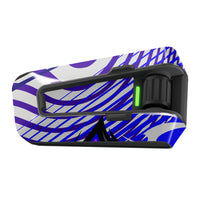 Skin for Cardo Packtalk Edge – Glossy or Matte Vinyl Decal Wrap – Flow & Kinetic Series (1pc) - MC Motoparts