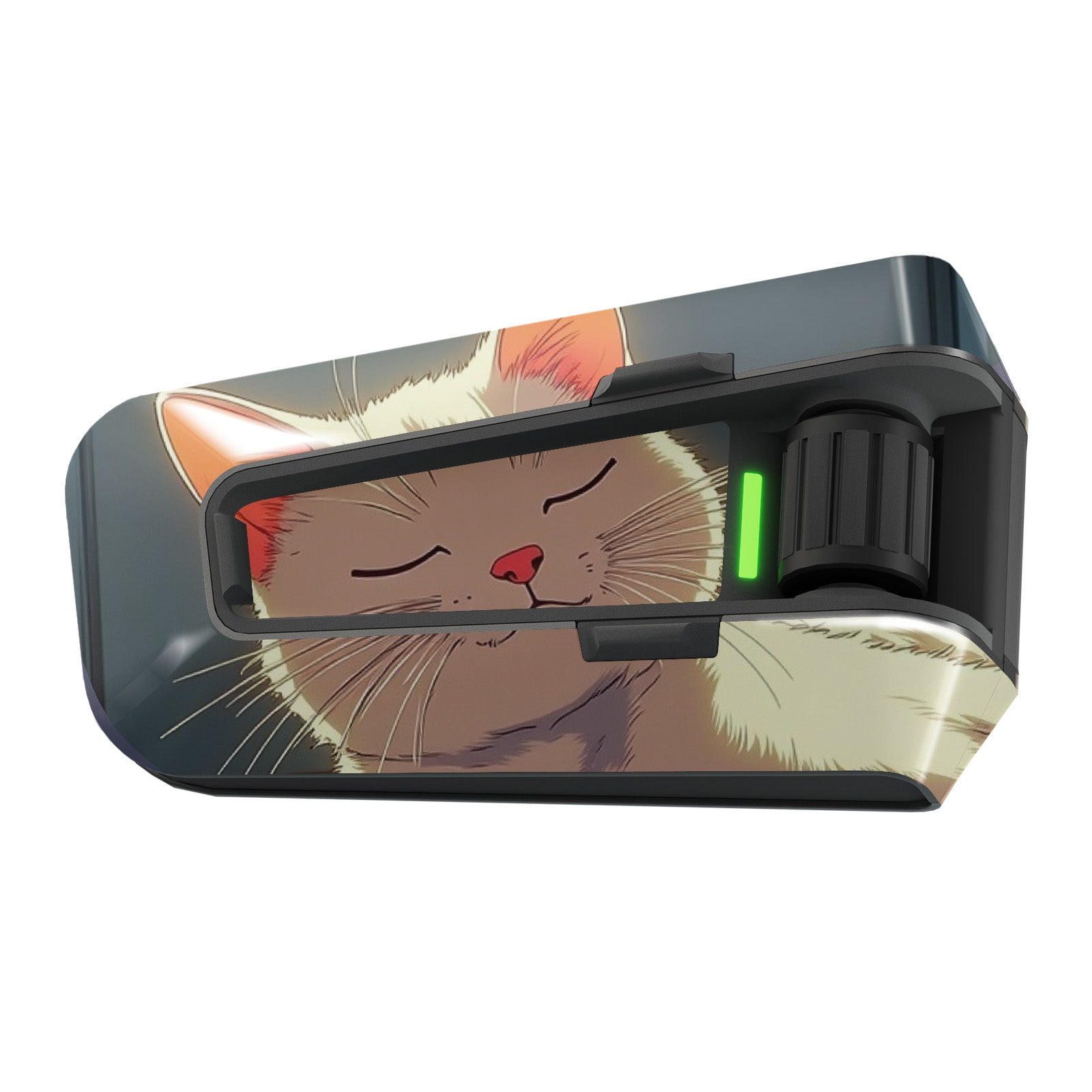 Skin for Cardo Packtalk Edge – Glossy or Matte Vinyl Decal Wrap – Cat Series (1pc) - MC Motoparts
