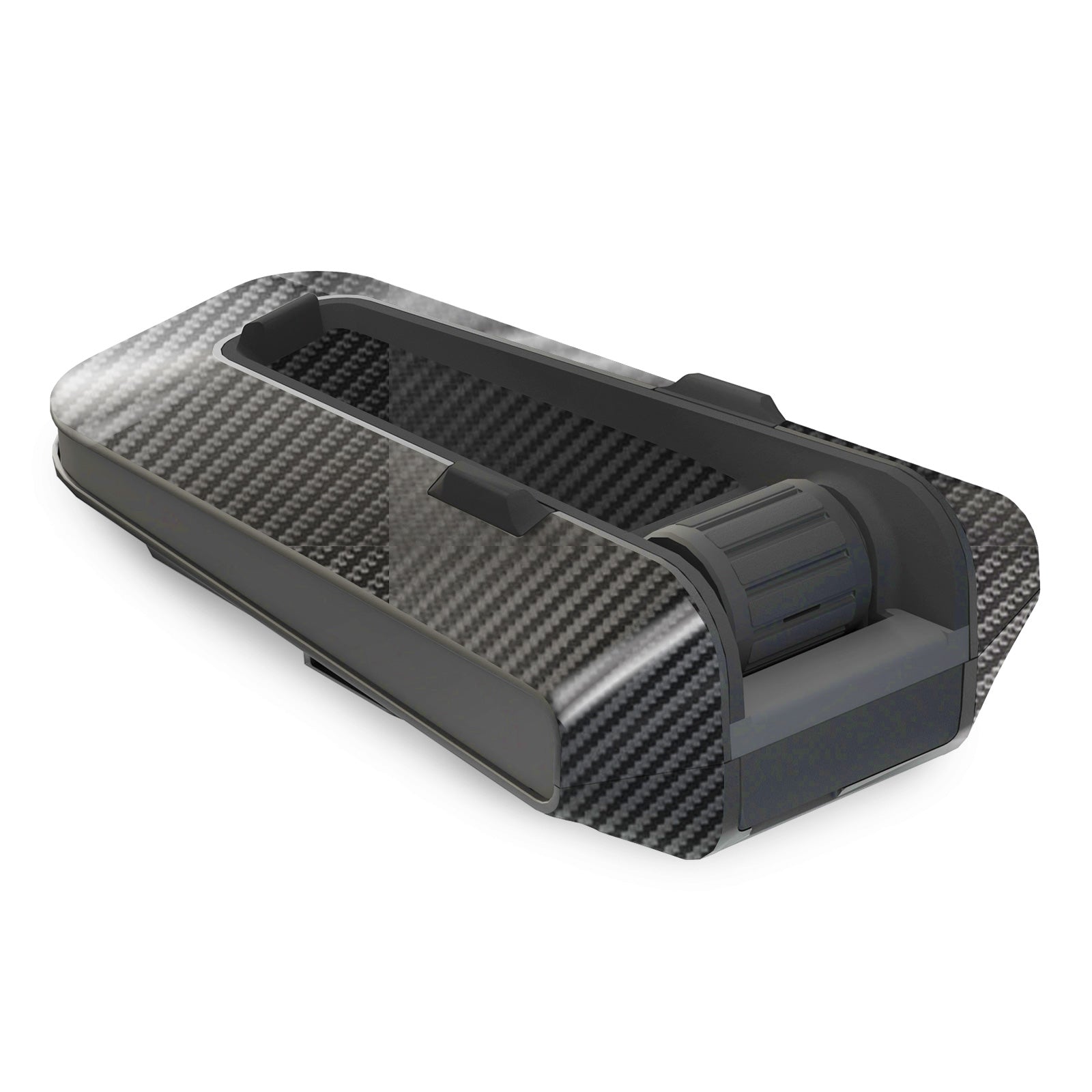 For Cardo Packtalk Edge Device Decal Sticker – Carbon Fiber Glossy (1pc) - MC Motoparts