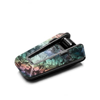 Cardo Packtalk Edge device decal sticker with forged carbon glossy finish, featuring holographic details by MC Motoparts