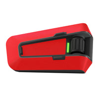 Matte red vinyl sticker for Cardo Packtalk Edge, solid color series, MC Motoparts decal wrap on electronic communication device
