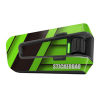 Skin for Cardo Packtalk Edge – Glossy or Matte Vinyl Decal Wrap – Cyber-Tech Series (1pc) - MC Motoparts