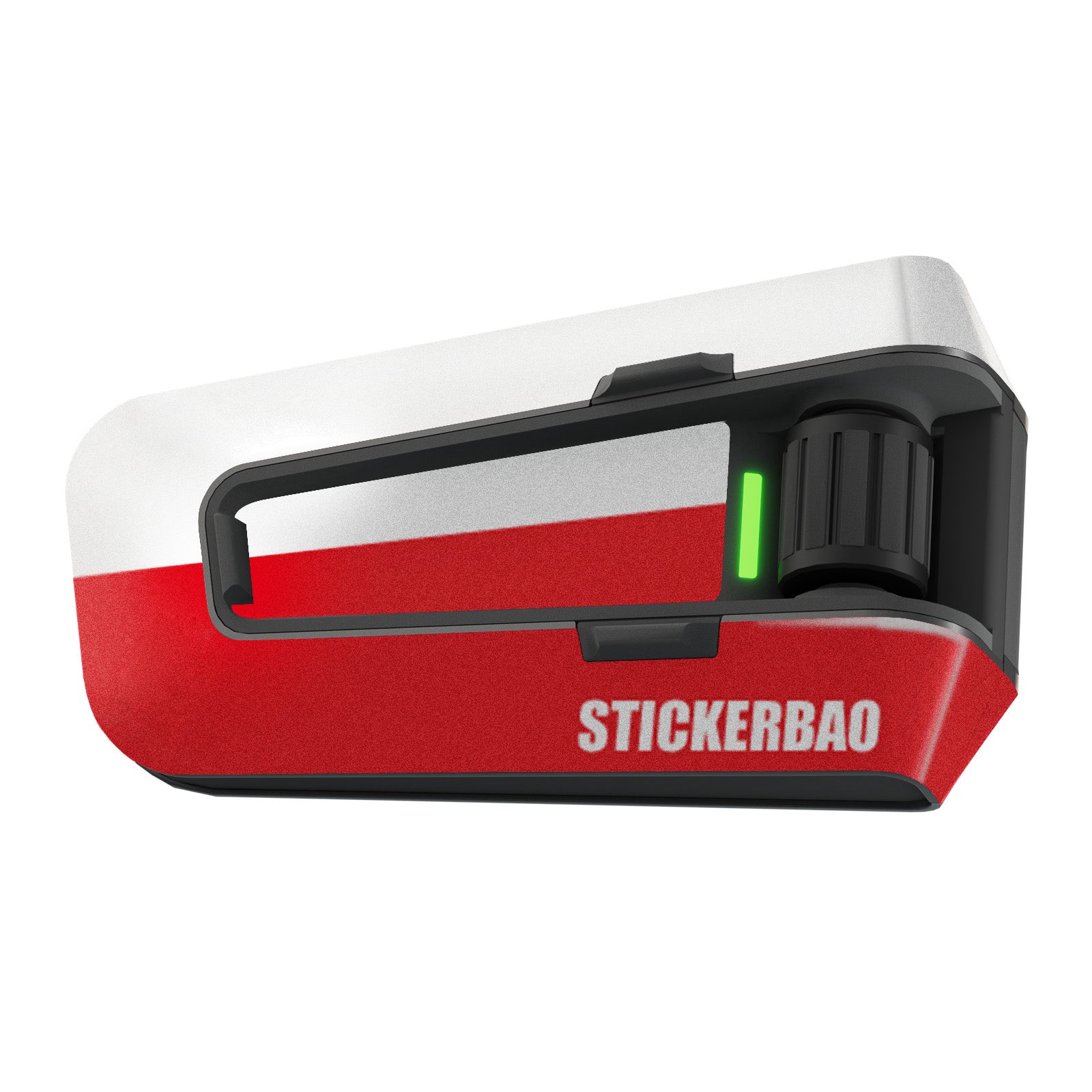 Skin for Cardo Packtalk Edge – Glossy or Matte Vinyl Decal Wrap – Dual Tone Series (1pc) - MC Motoparts
