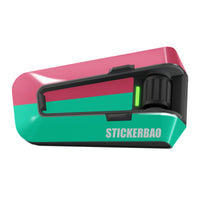 Skin for Cardo Packtalk Edge – Glossy or Matte Vinyl Decal Wrap – Dual Tone Series (1pc) - MC Motoparts