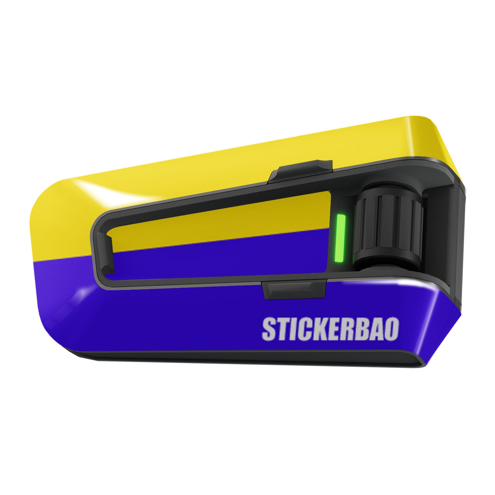 Skin for Cardo Packtalk Edge – Glossy or Matte Vinyl Decal Wrap – Dual Tone Series (1pc) - MC Motoparts