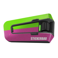 Skin for Cardo Packtalk Edge – Glossy or Matte Vinyl Decal Wrap – Dual Tone Series (1pc) - MC Motoparts