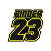 Personalize Custom MX Dirt Bike Motorcycle Racing Number Name Stickers - Carbon Fiber Style