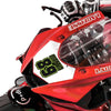 Personalize Custom MX Dirt Bike Motorcycle Racing Number Name Stickers - Carbon Fiber Style