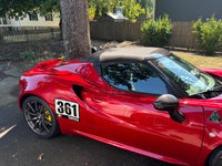 Personalize Custom Race Car Sticker Decals - Racing Number, Name & Flag