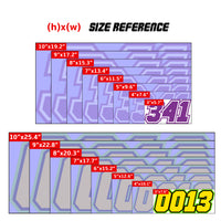 Personalize Custom MX Dirt Bike Motorcycle Racing Number Stickers - N31