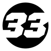 Solid Black Custom Hollow Racing Numbers - "Show-Through" Car Decals (Pair) - Style B - MC Motoparts