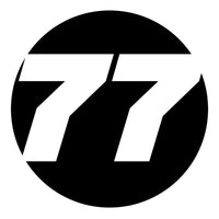 Solid Black Custom Hollow Racing Numbers - "Show-Through" Car Decals (Pair) - Style B - MC Motoparts