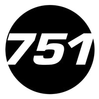 Solid Black Custom Hollow Racing Numbers - "Show-Through" Car Decals (Pair) - Style C - MC Motoparts