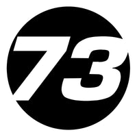 Solid Black Custom Hollow Racing Numbers - "Show-Through" Car Decals (Pair) - Style C - MC Motoparts