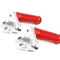 {Delantero} Se adapta a las clavijas de pie de poste ajustables Aprilia Shiver 900 SL750 de 25 mm
