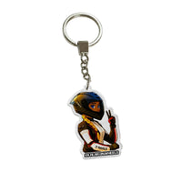 Official @lalaa.on.wheels Motorcycle Keychain - Premium Biker Girl Edition