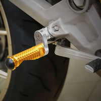 {Avant} Compatible avec Aprilia Shiver 900 SL750 Tuono V4R Repose-pieds réglables de 25 mm.