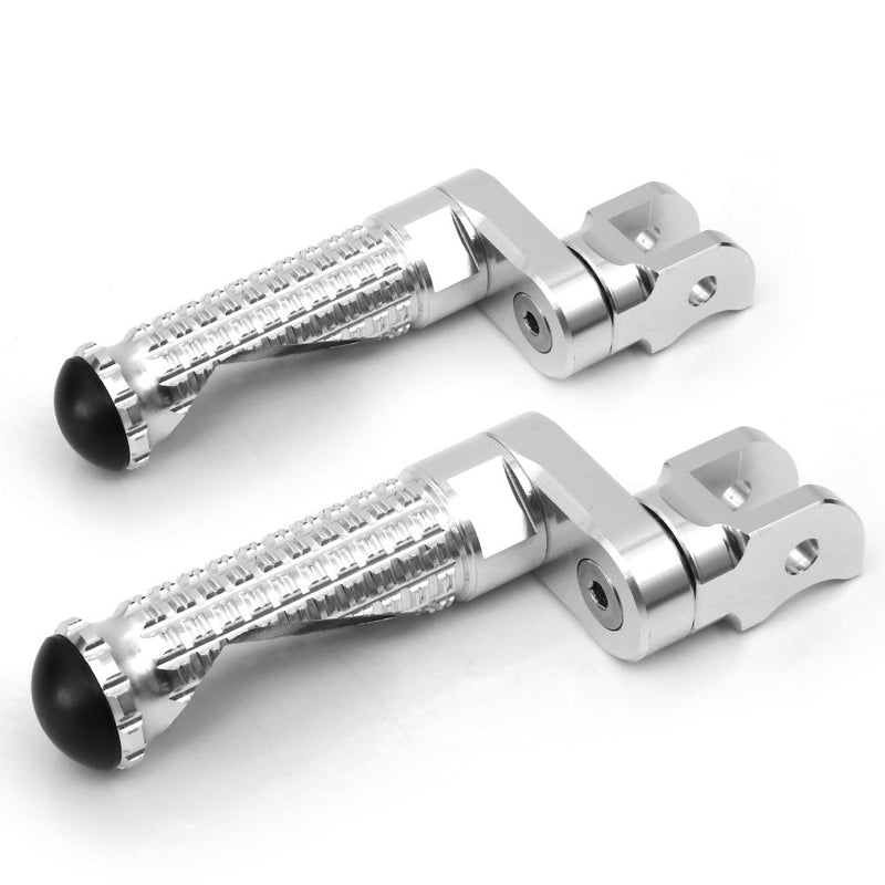 {Front}  Fits Yamaha XVS250 XVS400 Virago 250 M-PRO 25mm Adjustable Foot Pegs