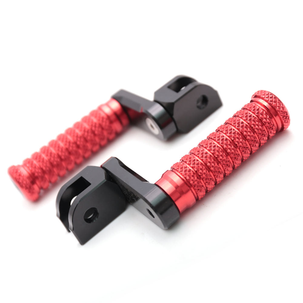 {Delantero} Se adapta a las clavijas de pie de poste ajustables Aprilia Shiver 900 SL750 de 25 mm