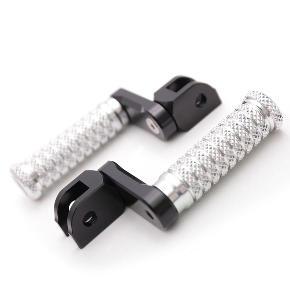 {Delantero} Se adapta a las clavijas de pie de poste ajustables Aprilia Shiver 900 SL750 de 25 mm