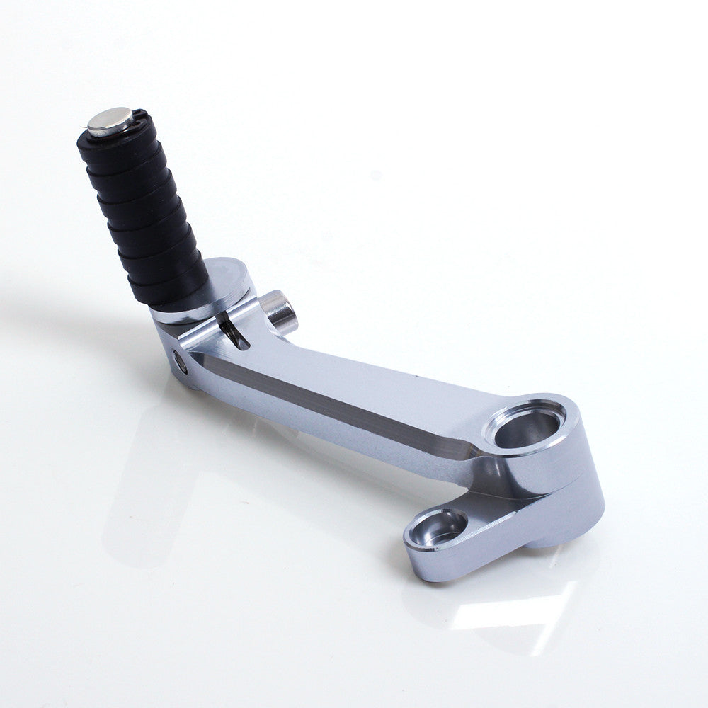 Black billet gear shift lever for Ducati 848, 1098, 1198, Monster 821, 796, 696, 1200, and Streetfighter models by MC Motoparts.